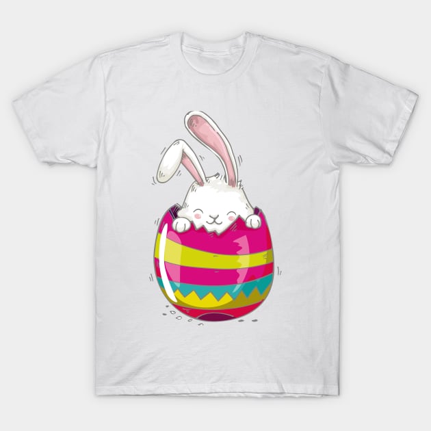 Happy Easter day with Bunny hiding T-Shirt by lolisfresh